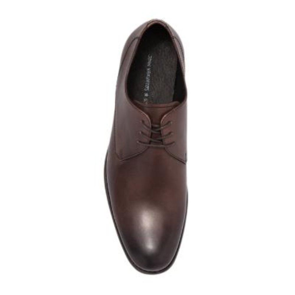 SOLD John Varvatos Star USA Brown Leather Derby - Picture 4 of 10